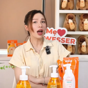Nước Rửa Bình Sữa núm vú và phụ kiện cho bé Wesser chai 500ml Hàn Quốc nhập khẩu