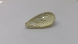 Natural Lemon Yellow Brazil Quartz 17.88 Cts.Eye Clean Grade AAA+ Loose Gemstone