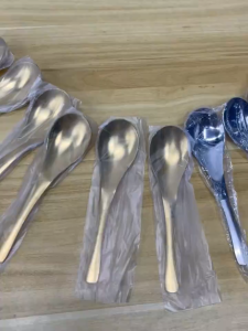 Stainless Steel Korea Soup Spoons Home Kitchen Ladle Capacity Gold Silver Mirror Polished Flatware For Coffee Tableware