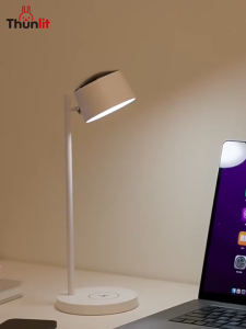 Đèn bàn Thunlit Sạc không dây Đèn LED thông minh Sạc không dây Đèn đọc sách đầu giường Quà tặng sáng tạo Đèn chiếu