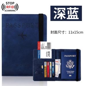 Portable Document Protection Bag for Travel Abroad Passport Ticket Storage Case Convenient Organizer for Identification Documents