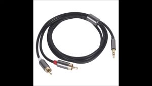 Cáp Audio 3.5 ra 2 đầu hoa sen 1m chất lượng cao