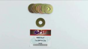 Ring Plat "12 (WP 8 X 23) Harga Per Pak Isi 10 - Reng Plate Pelat Washer Kunci 12 Diameter 8mm x 23mm Tebal 1mm
