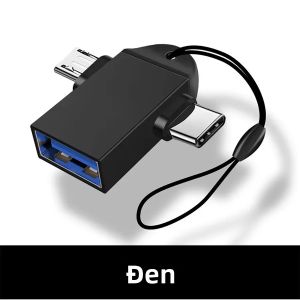 Bộ Chuyển Đổi OTG 2 Trong 1 Type C Micro USB Sang USB3.0 Cái Kết Nối Truyền Dữ Liệu Tốc Độ Cao Cho Điện Thoại & Máy Tính Bảng Sử Dụng Đa Năng