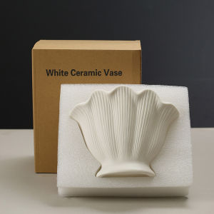 Elegant Shell-fired Ceramic Vase Decorative Item