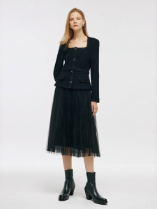 Gloria | Trendy Youthful Matching Autumn Outfit Womens Two-Piece Set Dress