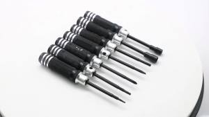 Bộ Dụng Cụ Tua Vít Lục Giác 7 Món Dành Cho Máy Bay Trực Thăng Ô Tô Máy Bay Điều Khiển Từ Xa - Bộ Sửa Chữa Đa Năng Kim Loại Màu Đỏ Xanh Dương Đen Dành Cho Đồ Chơi Điều Khiển Từ Xa
