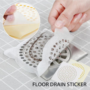 50pcs Disposable Floor Drain Stickers Kitchen Bathroom Sewer Anti-Blocking Filter Hair Stopper Non-Woven Home Cleaning Supplies Water Proof Stickers Duvar Stickers - Lazada