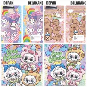 Clipboard / White board/ Papan Ujian Anak Sekolah