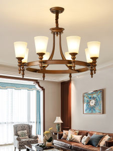 MINGRU | Vintage American Style Iron Art Living Room Bedroom Hallway Light