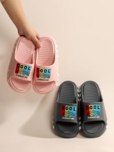 Dép Đi Trong Nhà Mùa Hè Thời Trang Cho Cặp Đôi Nam Nữ Chống Trượt Cỡ Lớn Thoải Mái EVA PVC Phong Cách Hoạt Hình