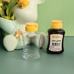 ChicHaven ขวดบีบน้ำผึ้งขวดน้ำซอสซอสมะเขือเทศฝาพับแบบเติมได้ขวดใส่น้ำเชื่อมขวดบีบได้กันรั่ว