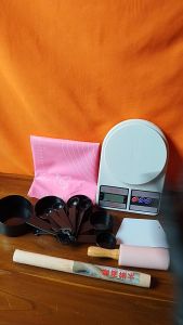 TIMBANGAN DAPUR DIGITAL LENGKAP | ALAS ADONAN ROLLING PIN SET