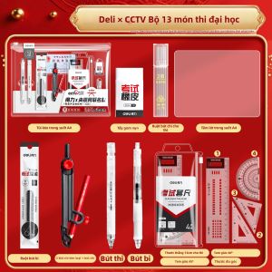 deli | Bộ Dụng Cụ Viết Không Chứa Kim Loại Đặc Biệt Cho Thi