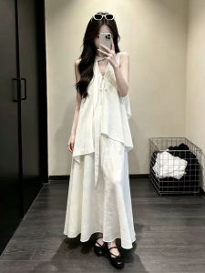 Ge·an·fei | French Elegance Sleeveless Dress Long