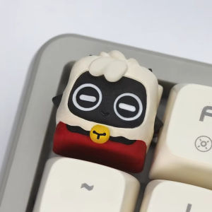 LOBO Anime Keycaps Cult of The Lamb Custom Keycaps for Mechanical Keyboard Caps DIY Artisan Key Caps  PC Accessories Gamer Gifts