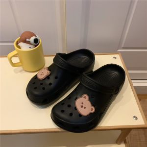 Giày Đế Mềm Đế EVA Chống Trượt Mùa Hè Cho Nữ Giày Đi Biển Giày Lười Nửa Đế Đế Dày Đế Mềm Đế Phẳng Đế Thấp