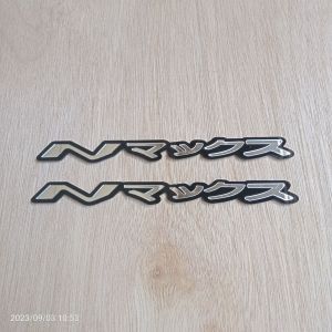 emblem NMAX timbul bahan akrilik emblem NMAX tulisan jepang TIMBUL akrilik
