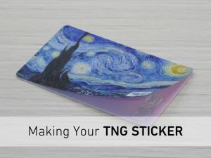 Bubu Dudu - Sticker For Touch n Go Card (Waterproof High Quality) TnG NFC eWallet Access Card Sticker Skin BBD