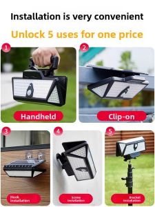 JUCHUENG | Solar Outdoor Waterproof Induction Wall Light
