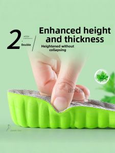 ZUYINBULUO | Height Increasing Thick Insoles Soft Shock Absorbing Mens Summer Use