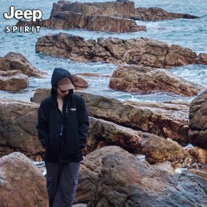 JEEP SPIRIT 1941 ESTD 2025 Summer Mens Loose Casual Trousers Thin Quick-drying Three-proof Charge Pants Hong Kong-style Overalls Casual Pants