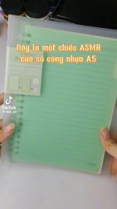 Sổ tay ghi chép học sinh DELI A5/B5 Sổ còng gáy xoắn lò xo cao cấp 120 trang - giấy chống lóa chống mỏi mắt - QHB560/QHA560