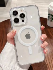 Galaxy Slowly Creative Acrylic Magnetic Wireless Charging Phone Case for iPhone 15 pro Max Apple 16 pro Animation Version New Model Phone Case 14/13 Protective Cover 17