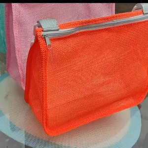 YAHOO Beach Toys Mesh Beach Bag Sand Toy Seashell Collecting Bag Pool Bag Swimming Beach Accessories Gift for Boys and Girls