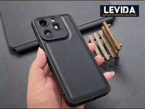 Luxury Case Leather Pro Kamera Black Itel A70 Itel A80