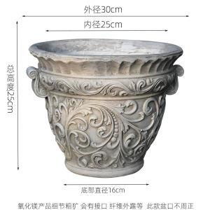 Creative Relief European Style Outdoor Garden Courtyard Tulip Landscaping Indoor Living Room Balcony Flower Pot Home Decor