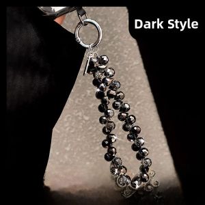 DAIMANG | Elegant Short Crystal Phone Chain Handmade Luxury Bracelet Accessory For Women Daimang High-End Keychain Locket Pendant