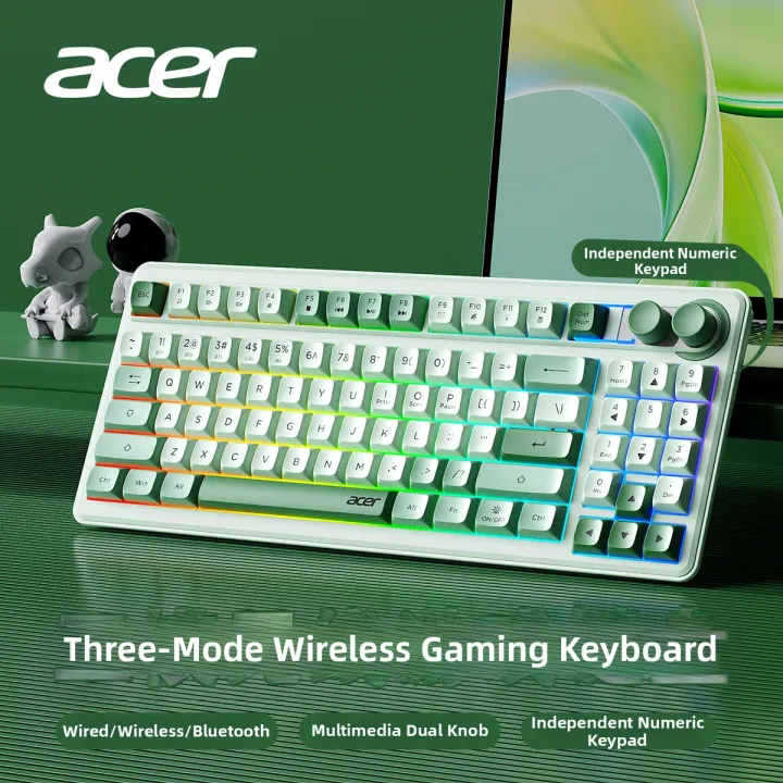 Acer | Triple Mode Wireless Keyboard 90 Keys