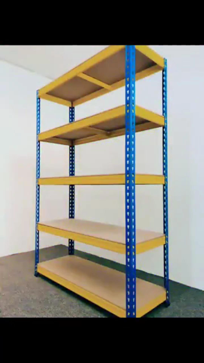 Round Block Storage Rack STON 4/5 Tier Metal Boltless Rack Store Storage Rack Home Storage Rak ...