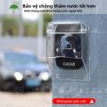 Chuông Cửa Không Dây Chống Nước Trong Suốt Chuông Cửa Ngoài Trời Nút Chuông Bảo Vệ Bảo Vệ. 