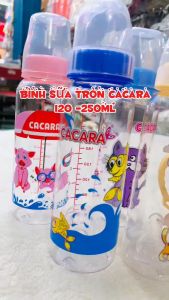 Bình sữa Cacara cho bé sơ sinh đến 36 tháng dung tích 120ml và 250ml giao màu ngẫu nhiên