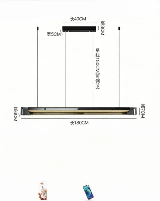 Designers Light | ไฟเพดานสไตล์บาร์ไอส์แลนด์หรูหรา โมเดิร์น มินิมอล