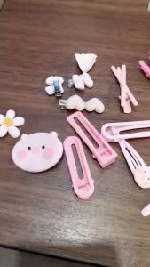 Set Kẹp Tóc Mái 19 Chi Tiết Tông Màu Hồng Ngọt Ngào Xinh Xắn Cho Nữ Giới Và Trẻ Em
