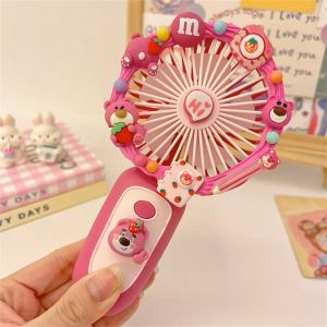 kipas angin usb portable kipas angin mini aestethic+sticker 3d sanrio