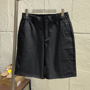 High-End Quality Breathable Summer Mens Shorts Casual Commute Five-Quarter Straight Leg Elastic Waist Youthful Popular