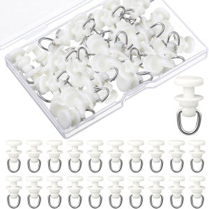 100Pcs Plastic Curtain Track Glider Ceiling Sliding Curtain Track Hooks Drapery Rail Roller Carrier Shower Curtain Pulley Window