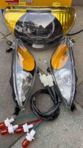 Lampu Depan Mio Sporty Lama Old Costome Biled Biled dan Sen Model MX Thailand