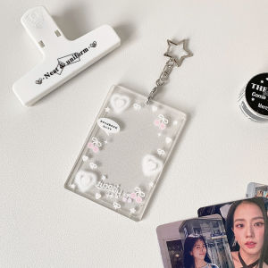 Ins Style Acrylic Photocard Holder Korea Trendy Photo Holder for 3inch Photo K-Pop Idol Goo Card Case ID Card Holder