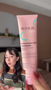 Boka kids Fluoride Free Toothpaste Nano Hydroxyapatite Toothpaste - Strawberry Mango Flavor