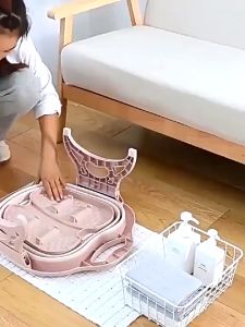 Chậu ngâm chân masage thông minh gấp gọn - Chậu ngâm chân matxa - masage ngâm chân