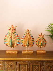 Thailand Peacock Decoration Wood Carving Hallway Decorations Creative Home Decorations Decoration Southeast Asia Soft Outfit Crafts