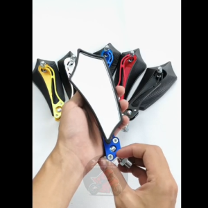 Spion Betman Universal Motor Honda & Yamaha — Model Batman Sporty Kaca Jernih Anti Getar