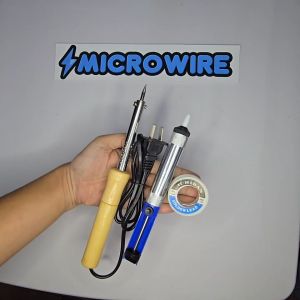MW Complete Soldering Iron Set – Iron Solder Wire & Desoldering Pump Included
