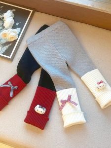 Girls Long Pants Autumn Fashionable Childrens Trousers Baby Outfit Little Girl Outerwear Trendy Cotton 100% Base Layer Trousers