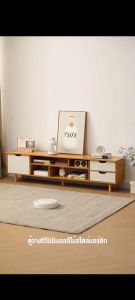 ตู้วางทีวี ORZA 🔥 2.5/1.5 ซม มั่นคง เรียบเนียนและเงา ชั้นวางทีวี 140cm โต๊ะวาง 40-50นิ้ว 2-4ประตู ตู้เก็บ มีช่องวาง